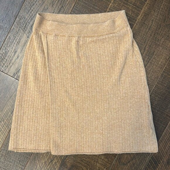 Free People Women's Mod Wrap Skirt Caramel Heather - Picture 3 of 13